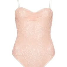 Кружевное боди с вырезом в форме сердца