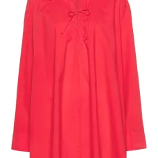 Платье мини со шнуровкой