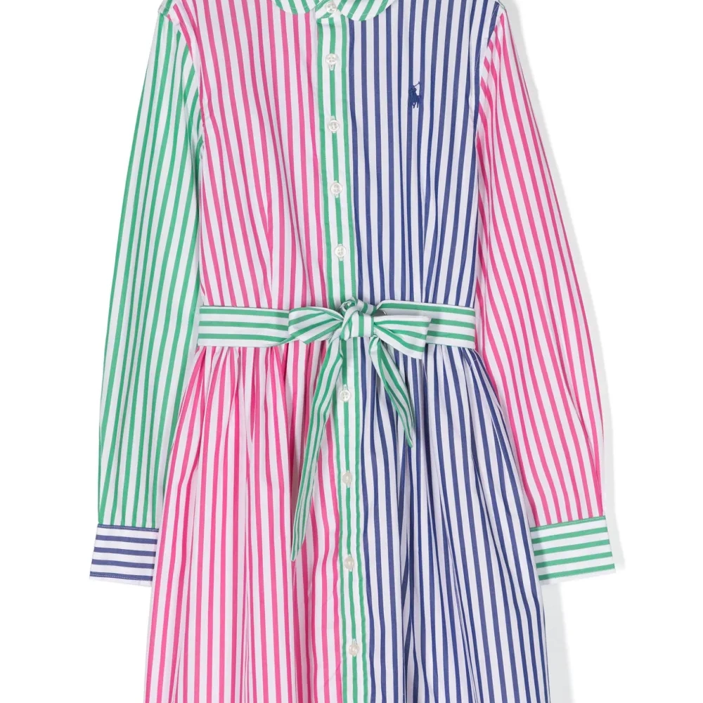 Платье-рубашка Polo Pony в полоску