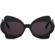 Солнцезащитные очки в массивной оправе