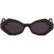 Солнцезащитные очки в геометричной оправе