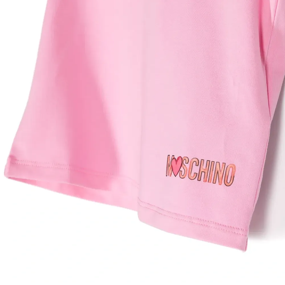 Джинсовое платье с логотипом