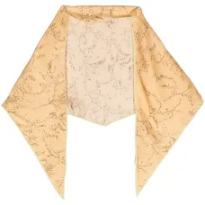 Шелковый платок с графичным принтом Шелковый платок с графичным принтом