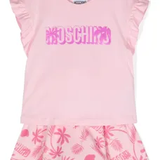 Комплект из топа и юбки с логотипом Комплект из топа и юбки с логотипом