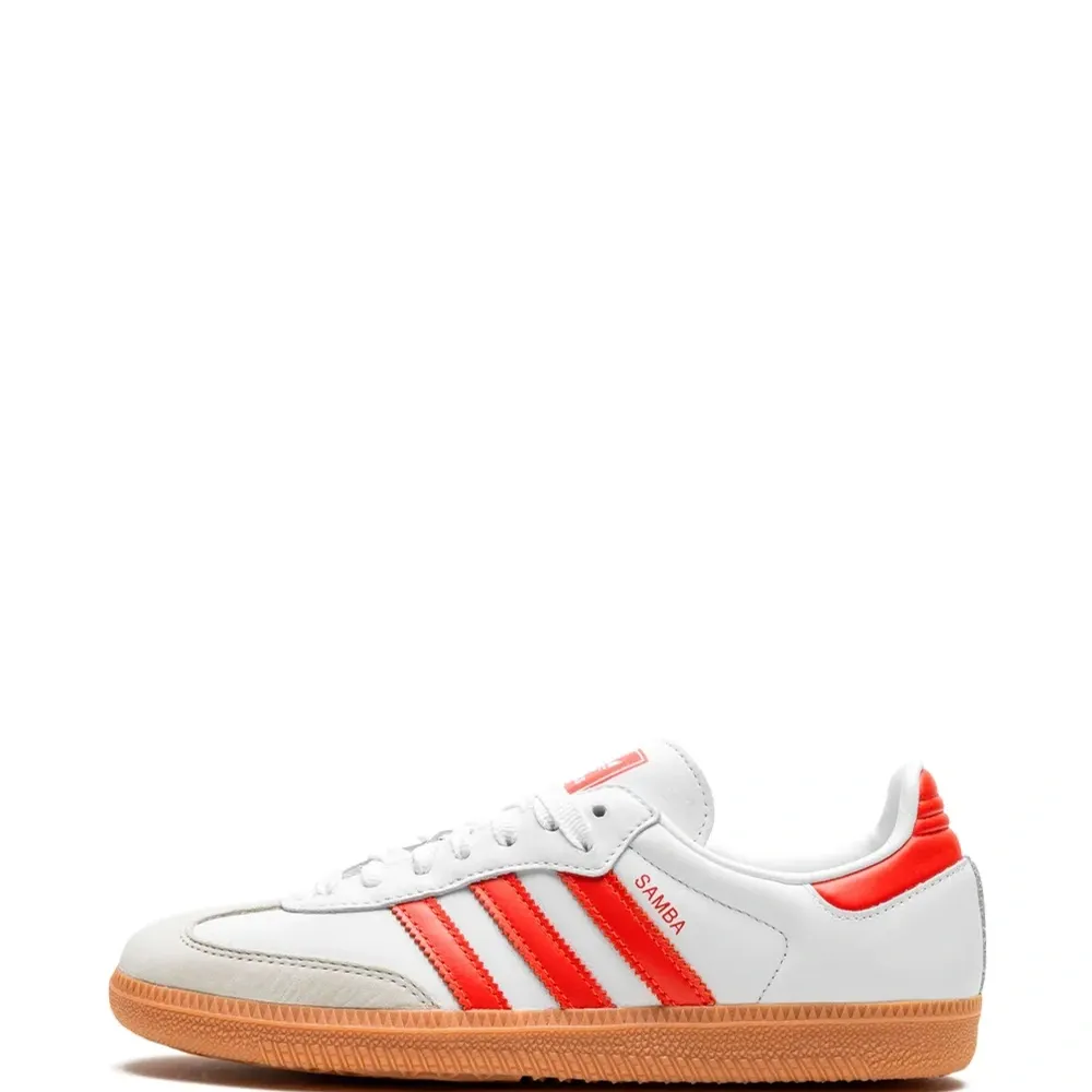 Кроссовки Samba White/Solar Red