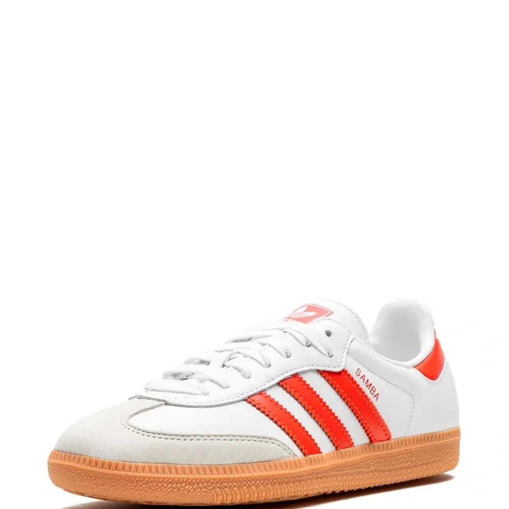 Кроссовки Samba White/Solar Red