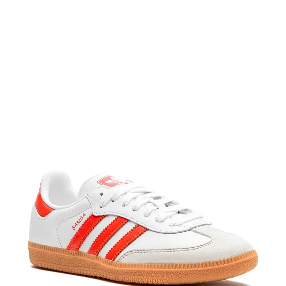 Кроссовки Samba White/Solar Red