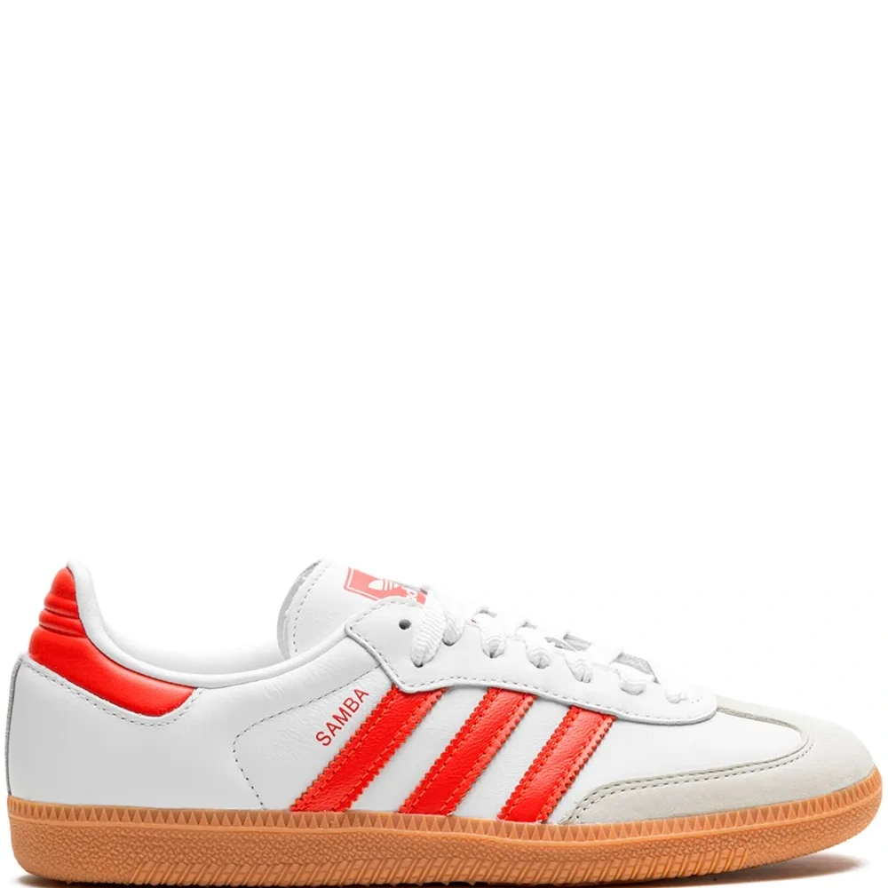 Кроссовки Samba White/Solar Red