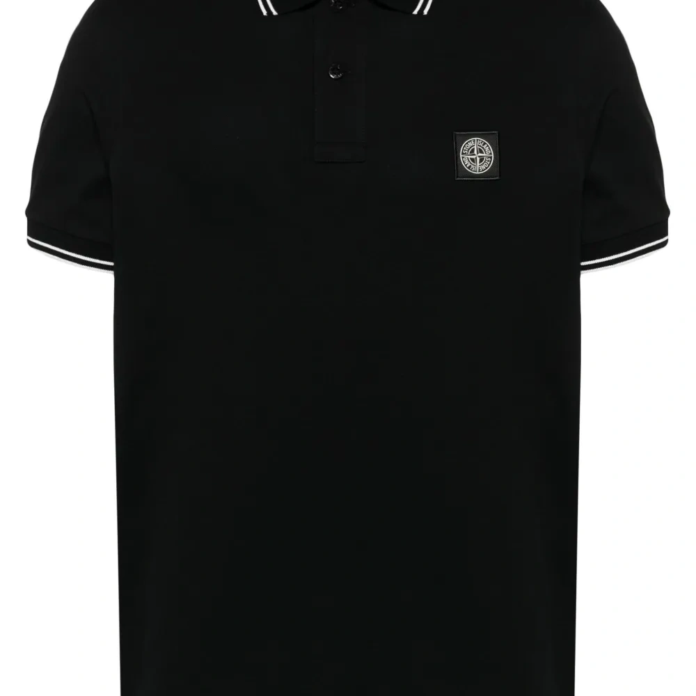 Рубашка поло из ткани пике с нашивкой Compass