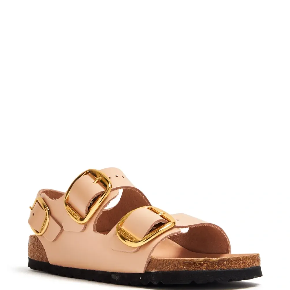 Сандалии с ремешком на пятке и пряжками