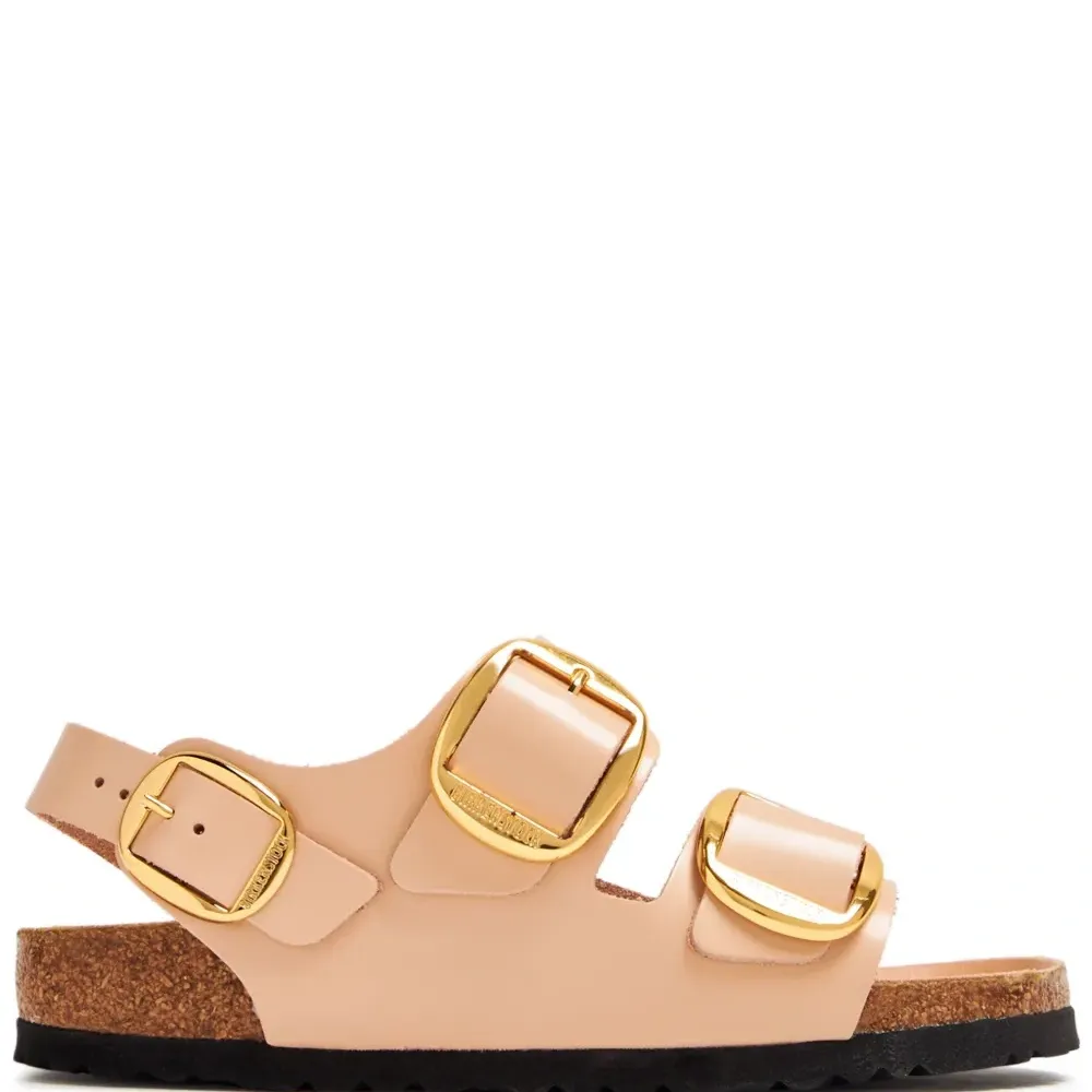 Сандалии с ремешком на пятке и пряжками