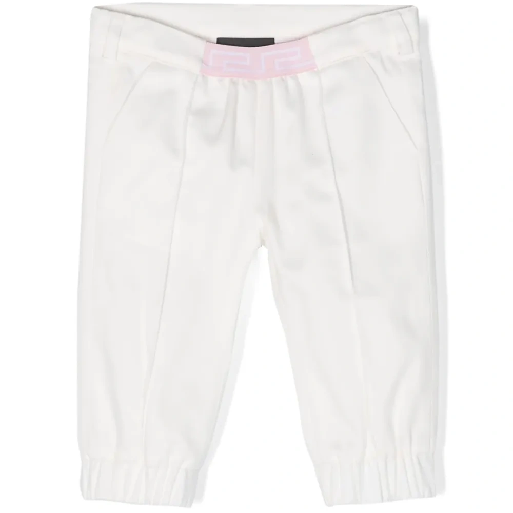 Зауженные брюки с узором Greca на поясе