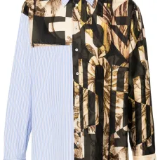 Рубашка Alotho в технике пэчворк