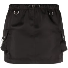 Мини-юбка с нашивкой-логотипом