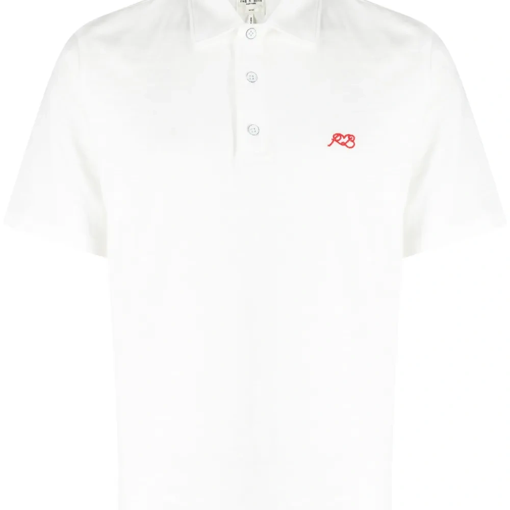 Рубашка поло с вышитым логотипом