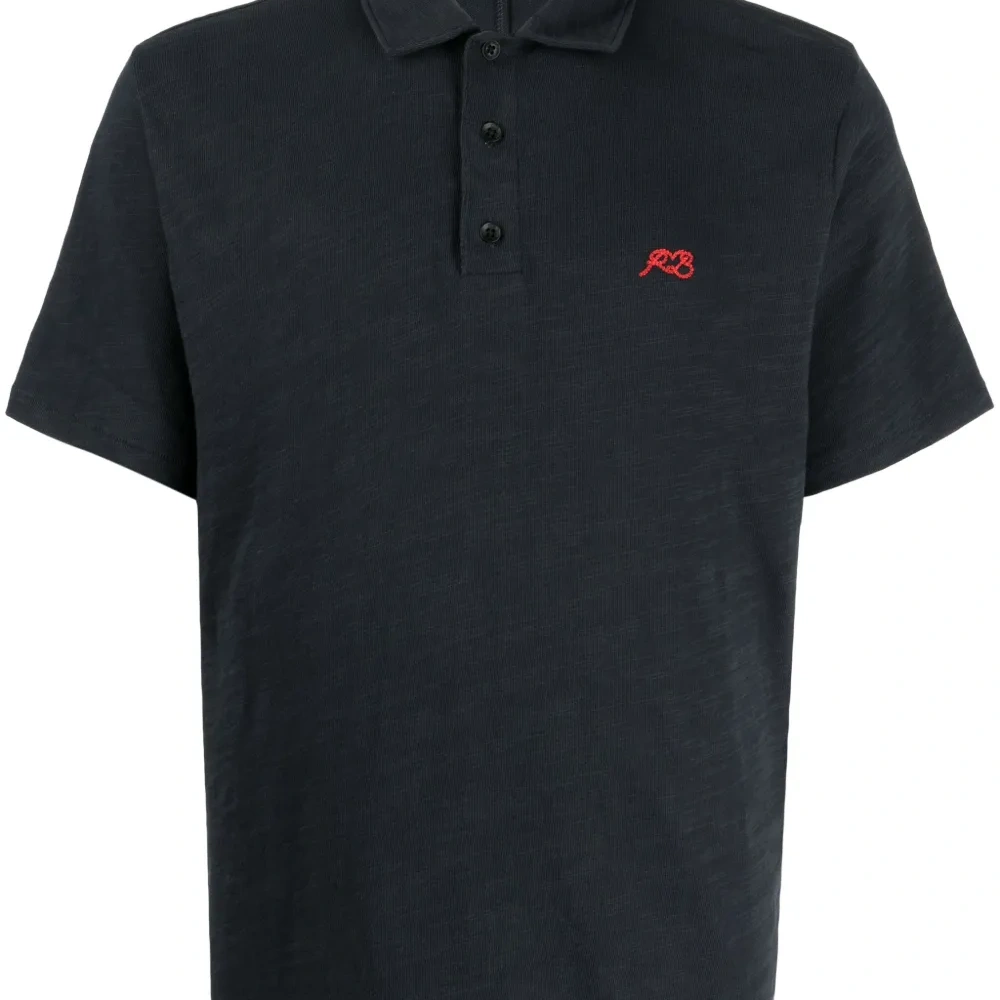 Рубашка поло с вышитым логотипом