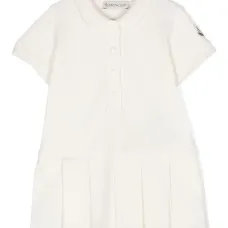 Платье с воротником поло