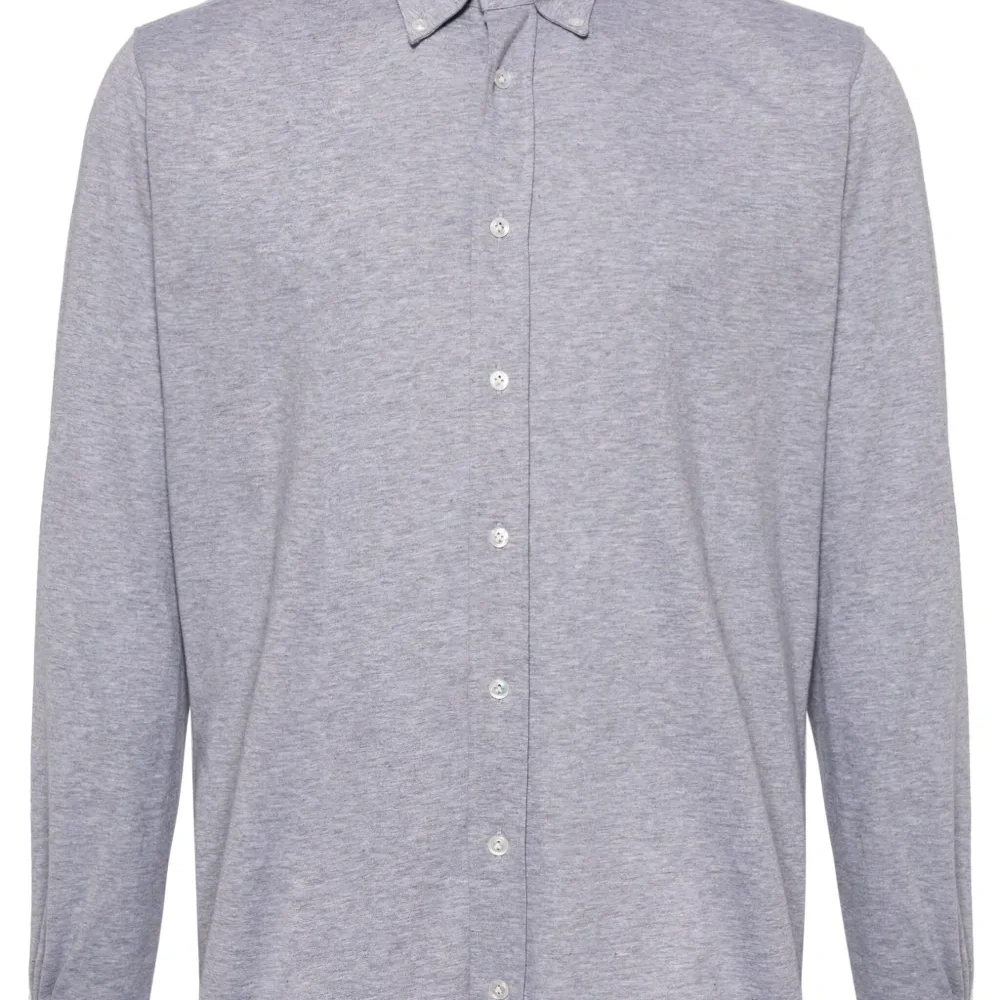 Рубашка с воротником на пуговицах