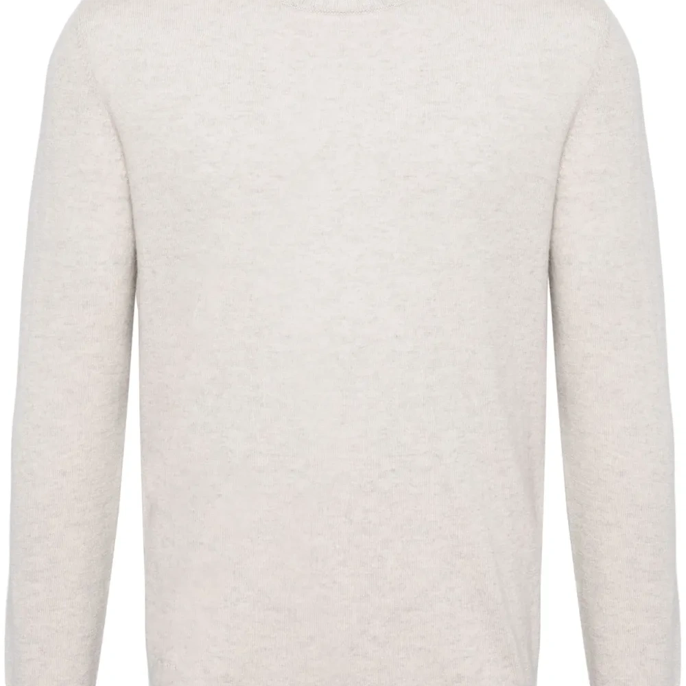 Кашемировый джемпер с круглым вырезом