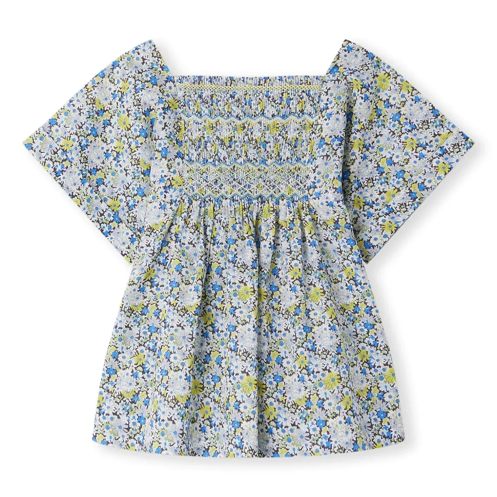 Блузка с цветочным принтом