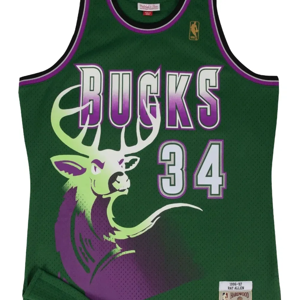 Топ Milwaukee Bucks Ray Allen из коллаборации с NBA Swingman