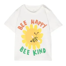 Футболка с принтом Bee Happy Футболка с принтом Bee Happy