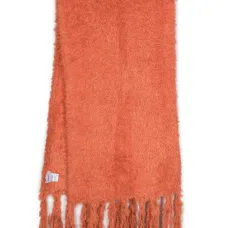 Шарф Fluffy с бахромой