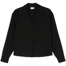 Укороченная креповая рубашка