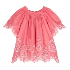 Блузка с английской вышивкой Блузка с английской вышивкой
