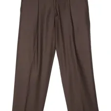 Брюки строгого кроя из вирджинской шерсти