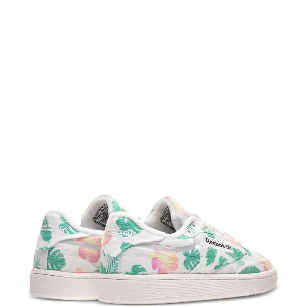 Кроссовки Club C 85 с цветочным принтом