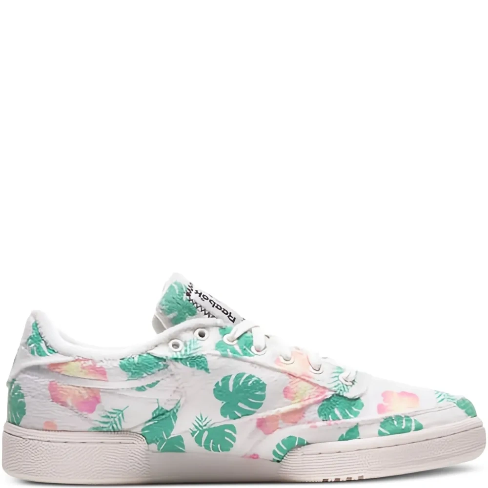 Кроссовки Club C 85 с цветочным принтом