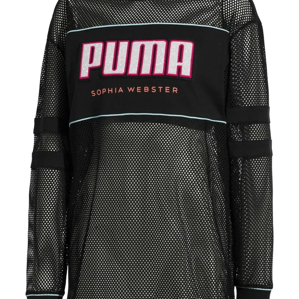 Топ с длинными рукавами и сетчатой вставкой