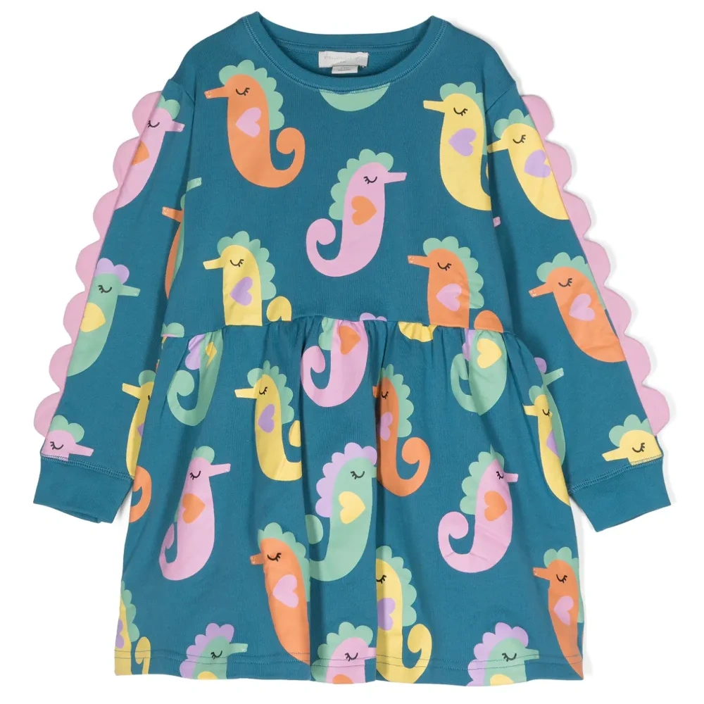 Платье из органического хлопка с принтом