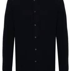 шерстяной кардиган с длинными рукавами