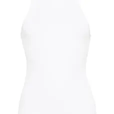 Топ в рубчик с круглым вырезом