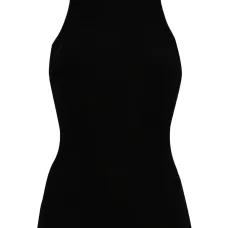 Топ в рубчик с круглым вырезом