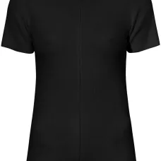 Футболка в рубчик с круглым вырезом