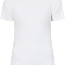 Футболка в рубчик с круглым вырезом