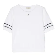 джемпер с короткими рукавами и логотипом