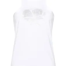 Топ с цветочной вышивкой Топ с цветочной вышивкой