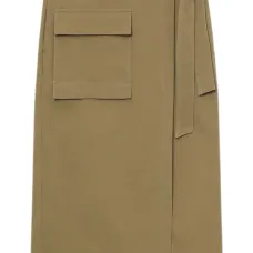 Юбка миди с завязками