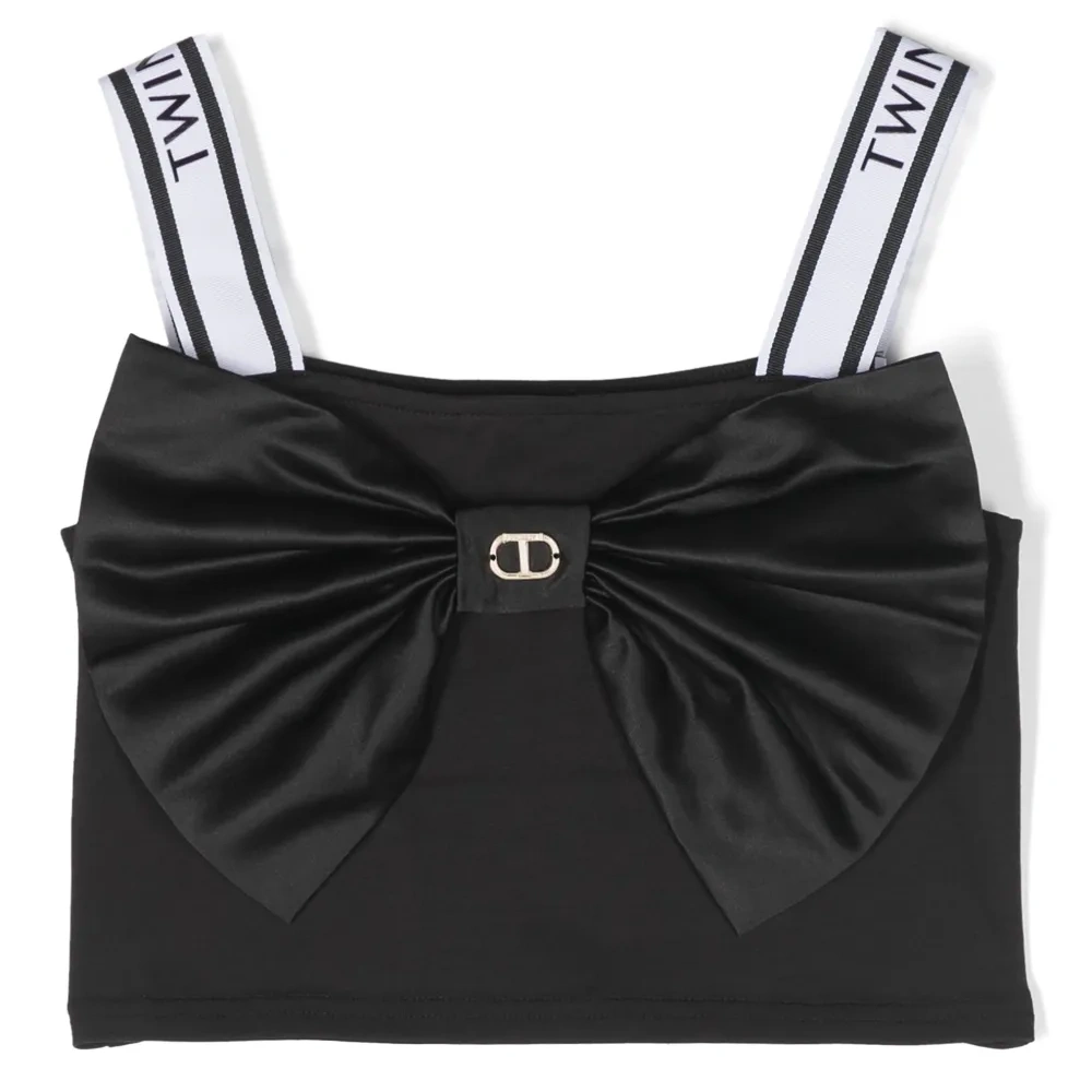 Укороченный топ с логотипом