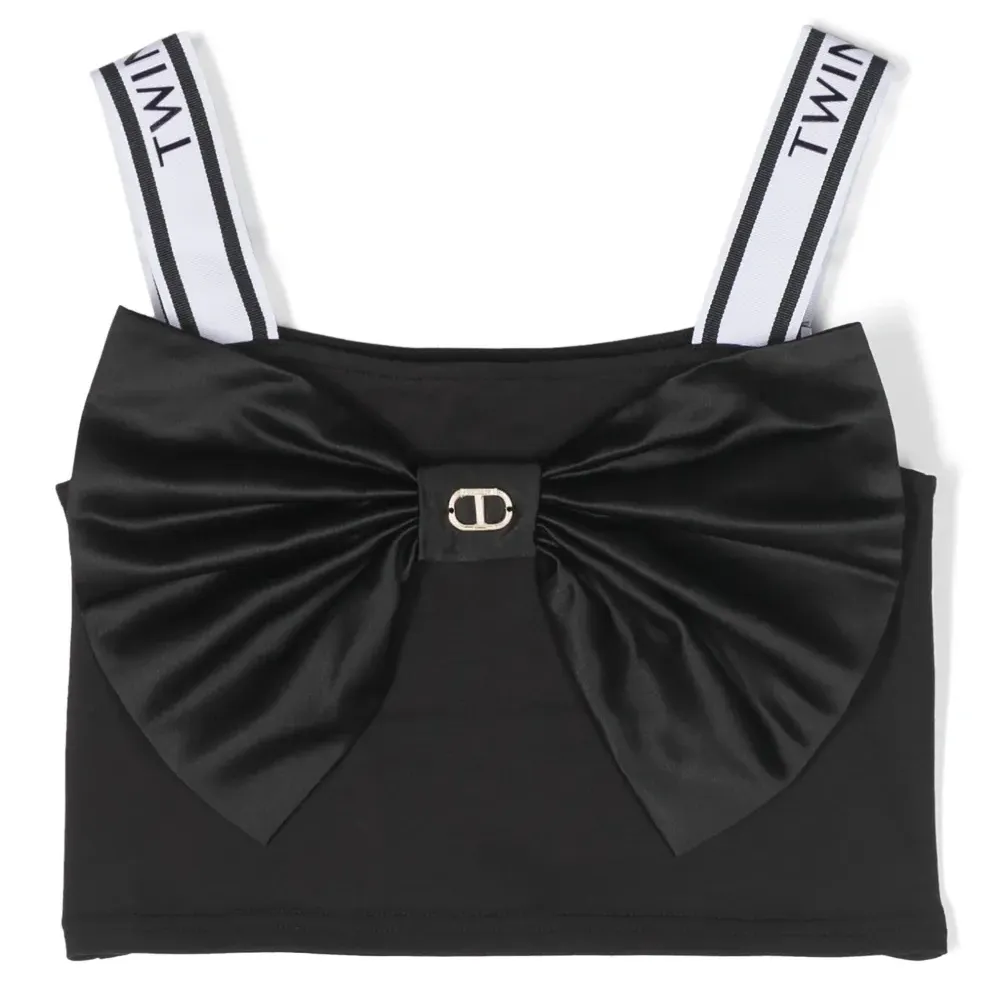 Укороченный топ с логотипом