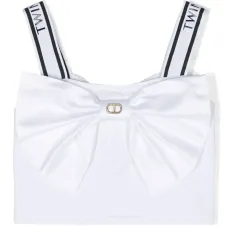 Укороченный топ с бантом Укороченный топ с бантом