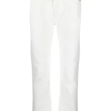 Прямые джинсы с тисненым логотипом