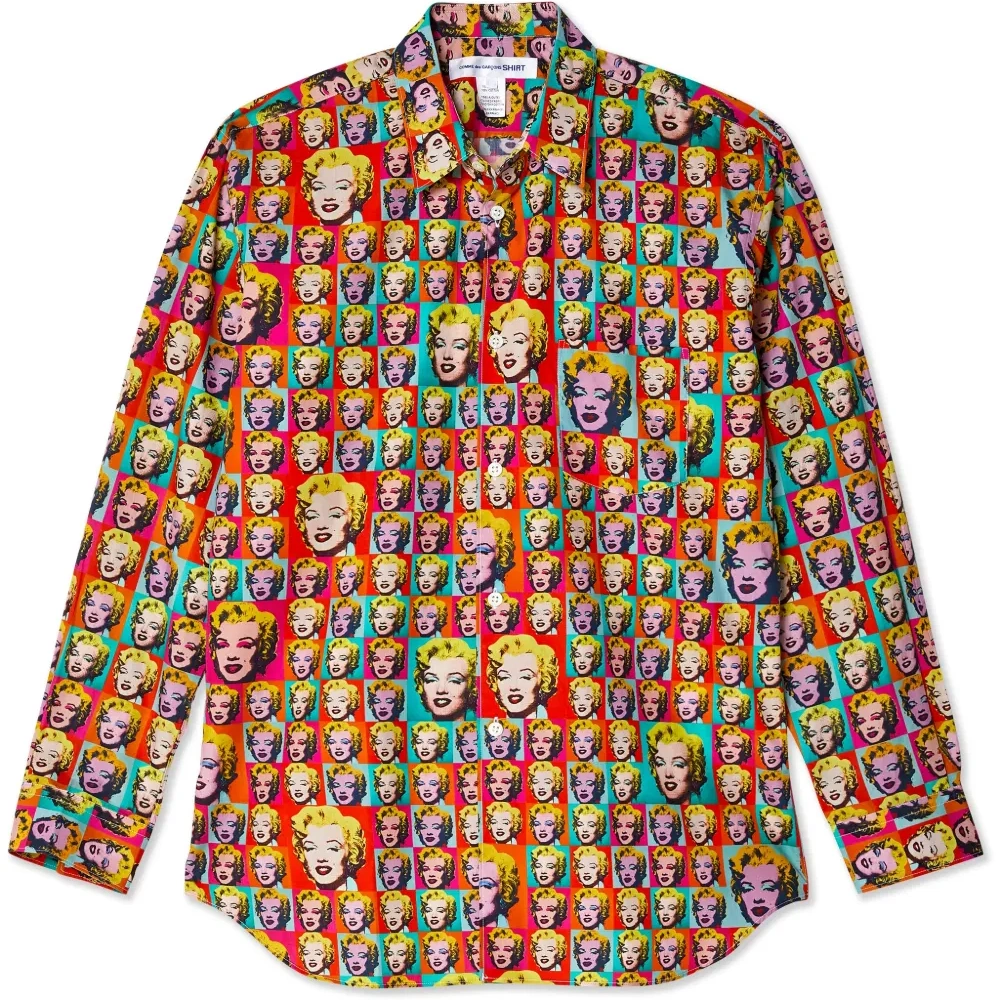 Рубашка с графичным принтом