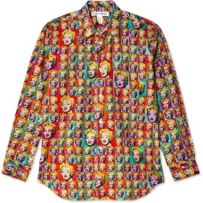 Рубашка с графичным принтом