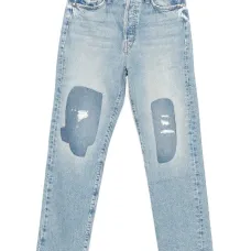 Джинсы с завышенной талией