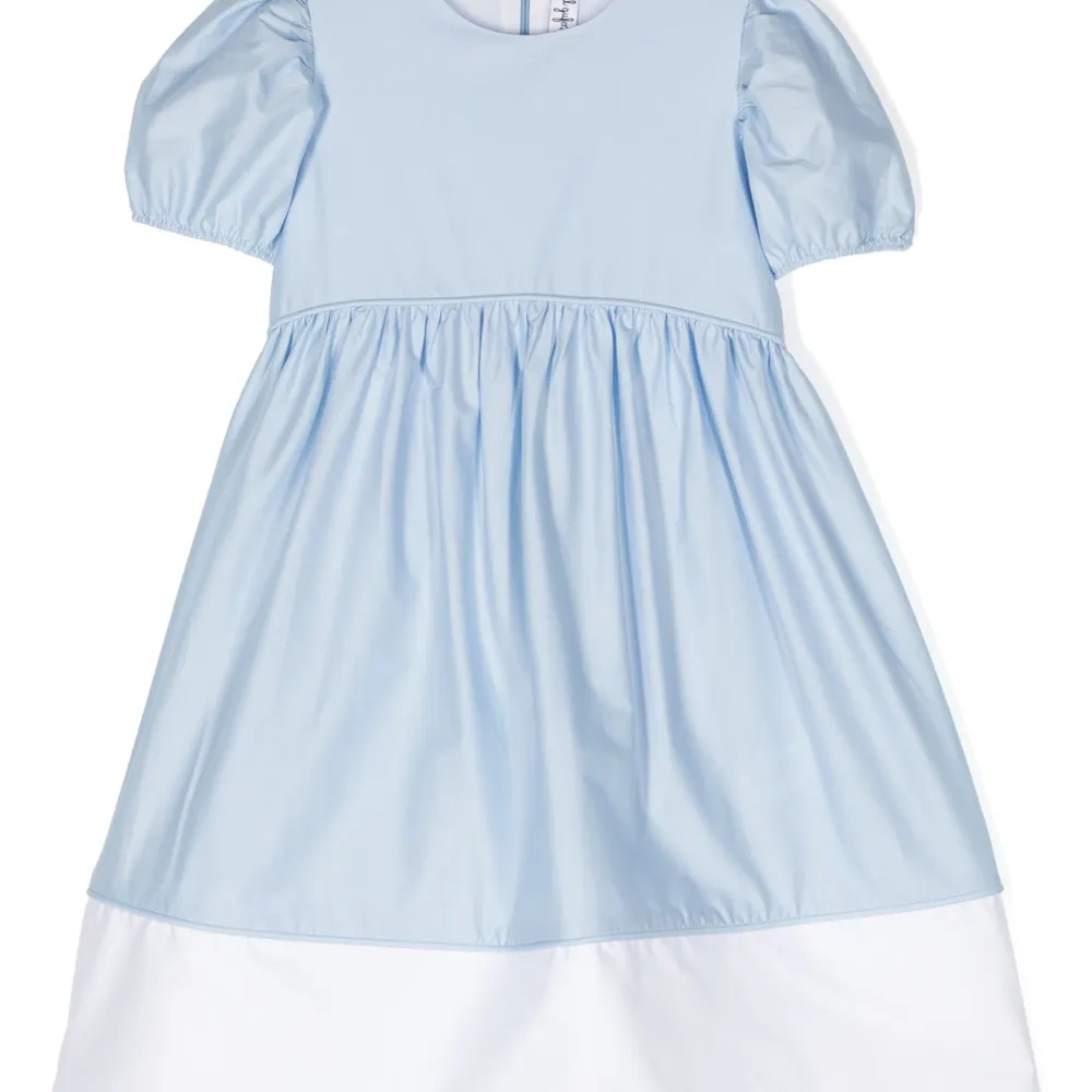 Платье в стиле колор-блок